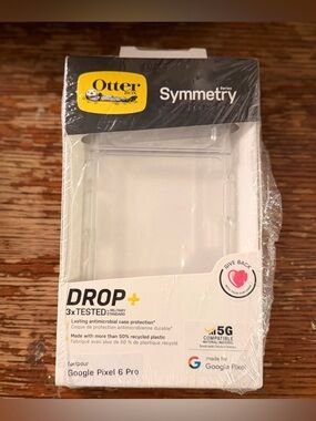 OtterBox Symmetry Clear Phone Case for Google Pixel 6 Pro - Transparent/Clear
